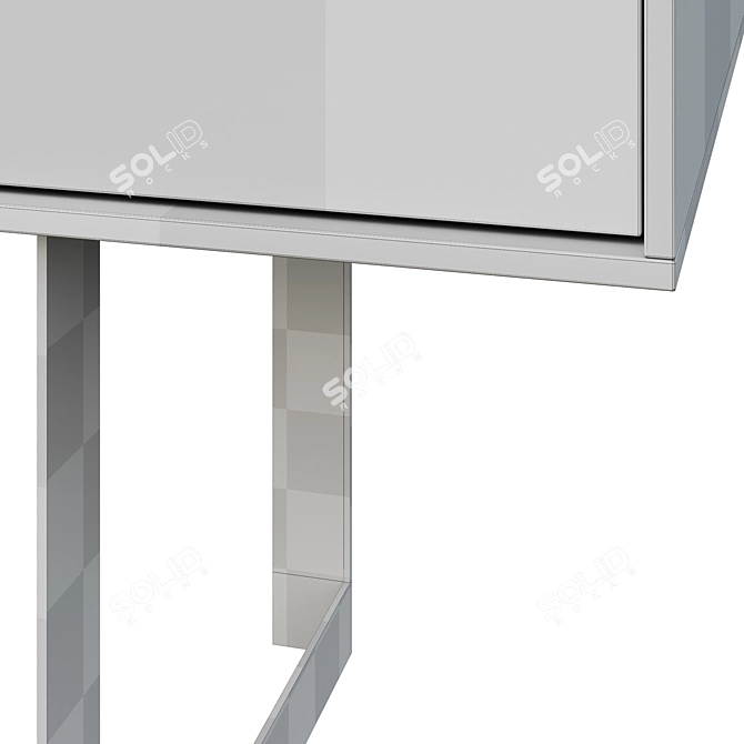 Modern TV Stand Giellesse Frame 3D model image 4