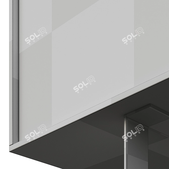 Modern TV Stand Giellesse Frame 3D model image 5