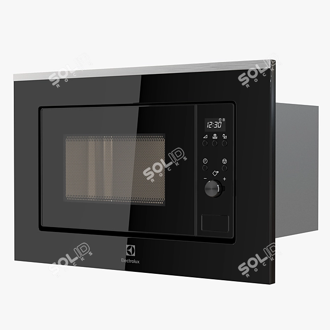 Haier LMS2203EMX Built-In Microwave 3D model image 1