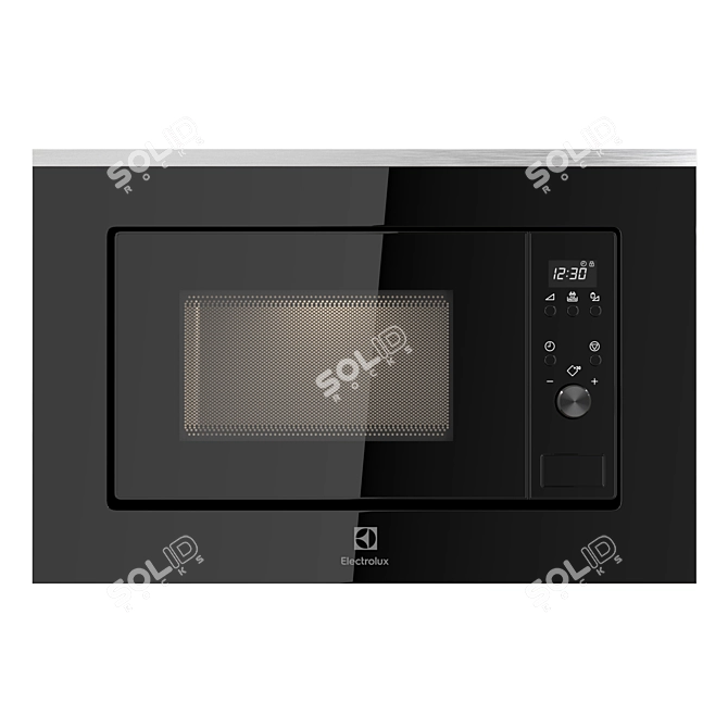 Haier LMS2203EMX Built-In Microwave 3D model image 2