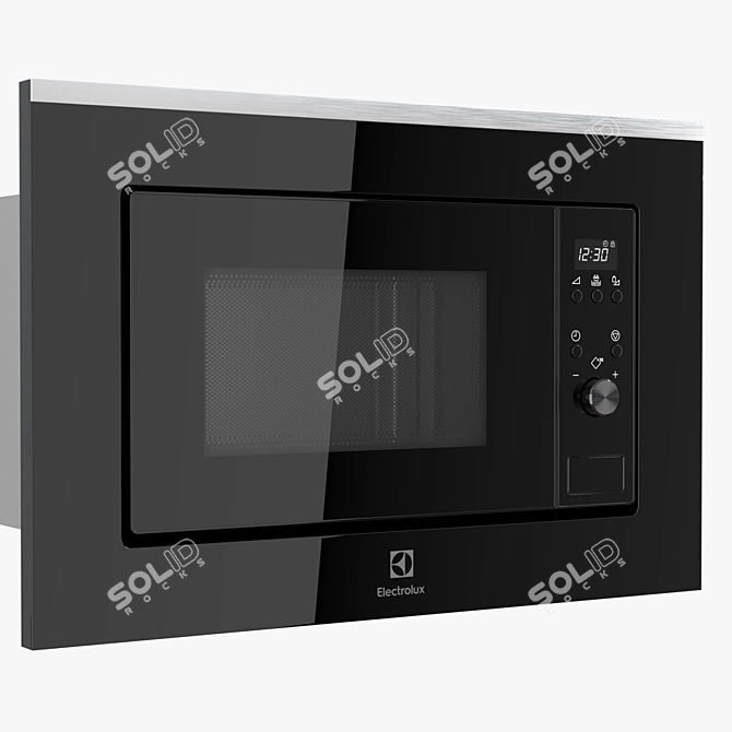 Haier LMS2203EMX Built-In Microwave 3D model image 6