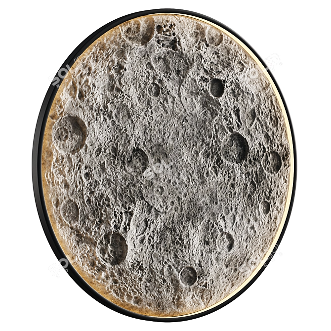 Lunar Decorative Sculpture 2015 3D model image 2