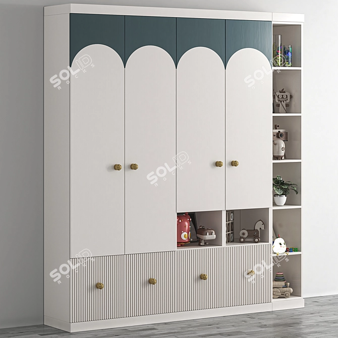 Pear Star Set 3D Furniture 3D model image 4