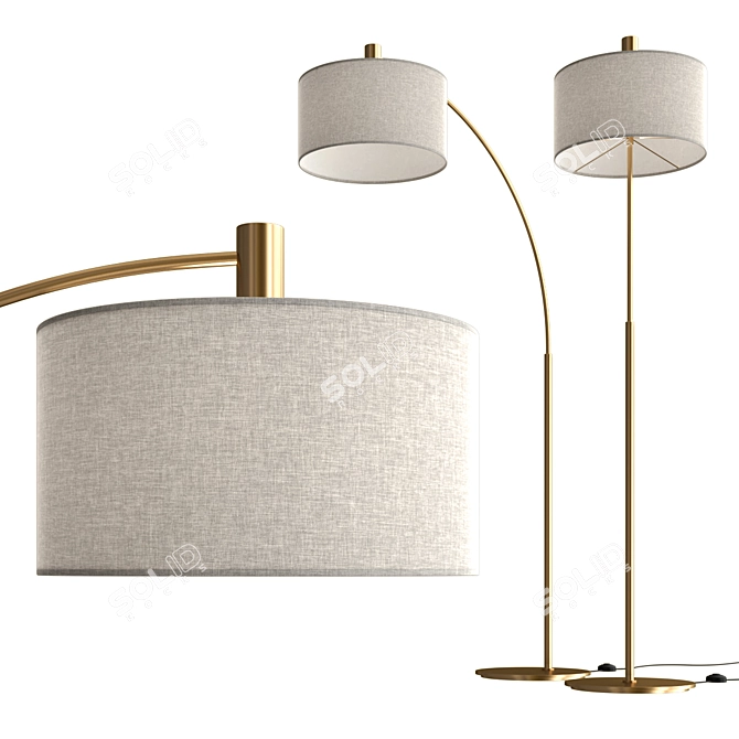 Gricia Coffee Table by Oxenluce 3D model image 1