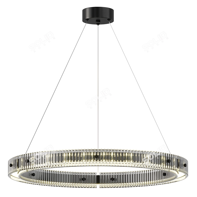 Elegant Meyda Chandelier Light Fixture 3D model image 1
