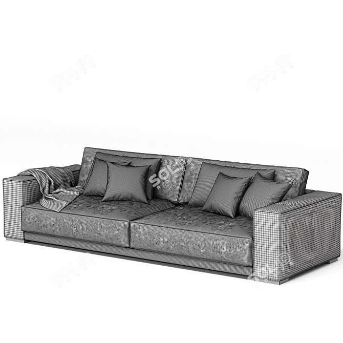 Baxter Modular Budapest Sofa 3D model image 3