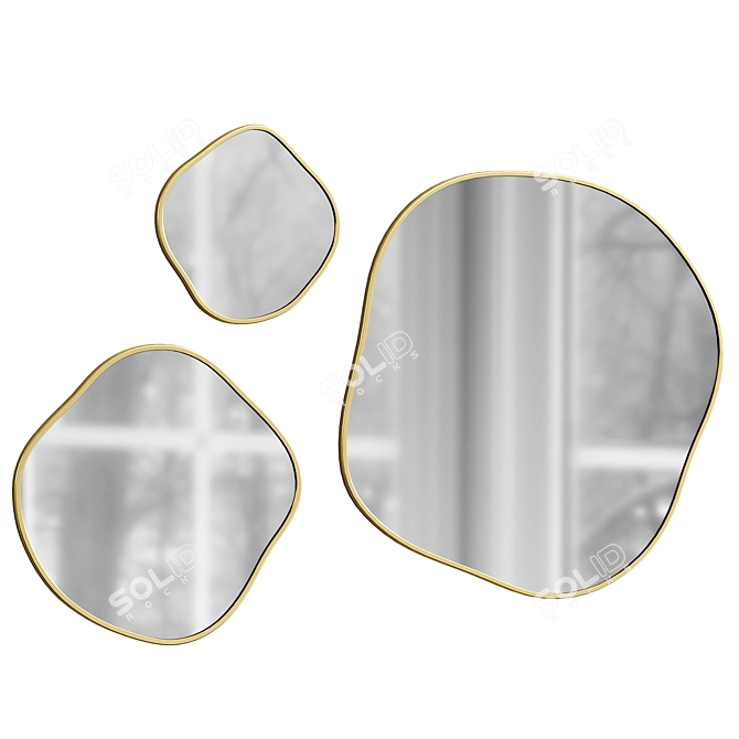 Vivid Reflection NUCLEUS Mirror 3D model image 1