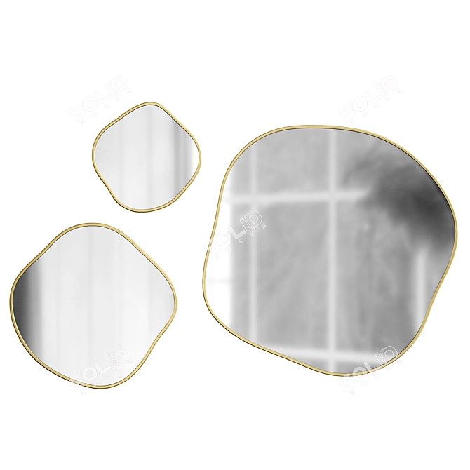 Vivid Reflection NUCLEUS Mirror 3D model image 2