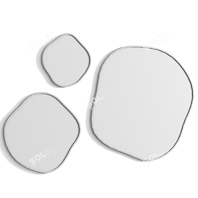 Vivid Reflection NUCLEUS Mirror 3D model image 3