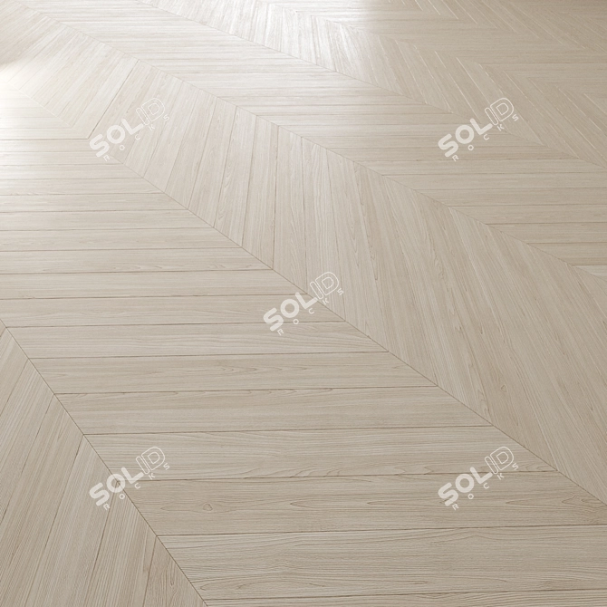 Premium Oak Floor Textures Pack 3D model image 2