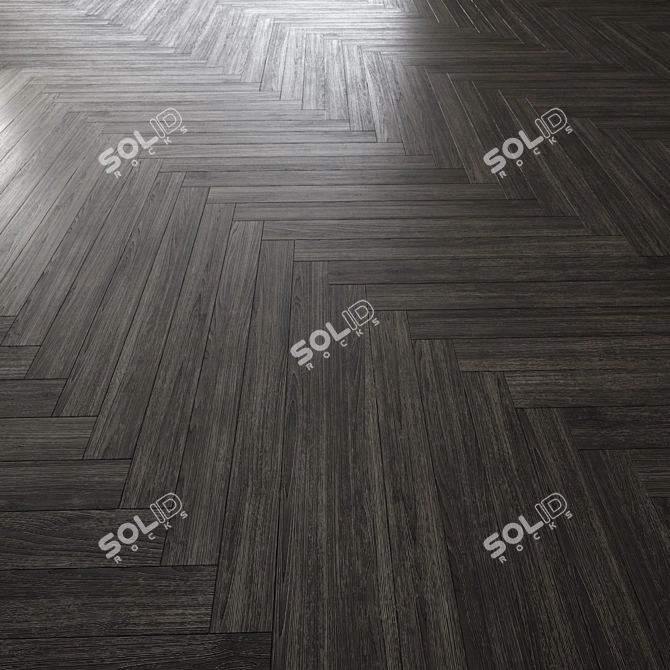 Premium Oak Floor Textures Pack 3D model image 6