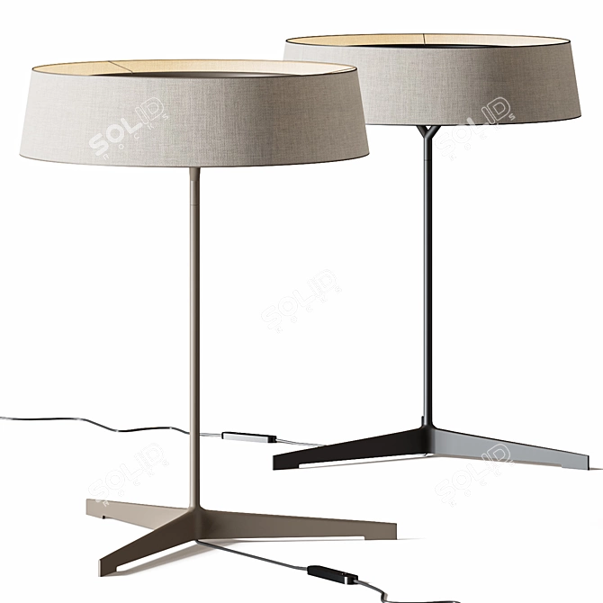 Modern Vibia Dama Table Lamp 3D model image 1