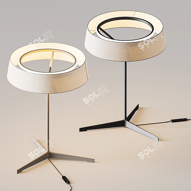 Modern Vibia Dama Table Lamp 3D model image 2