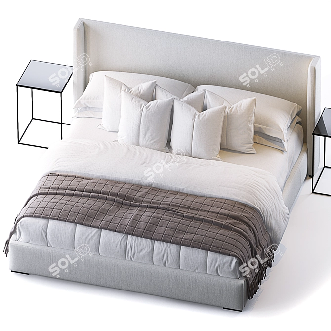 Lawson Bed Frame 3D model image 3