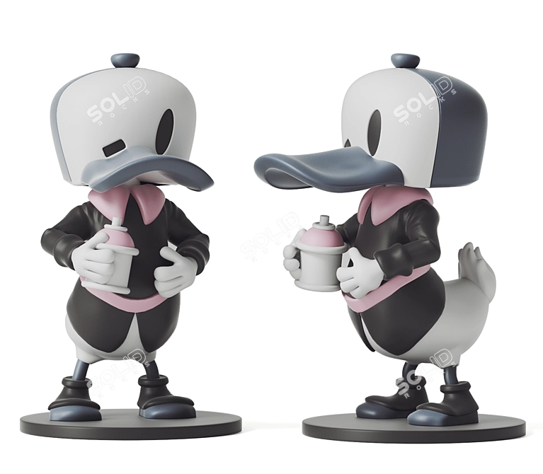 Disney Donald Duck 3D Model 3D model image 1