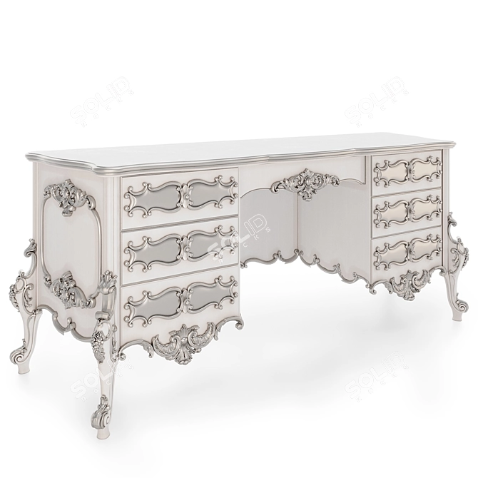 Isabella Writing/Vanity Table by Romano Home 3D model image 3