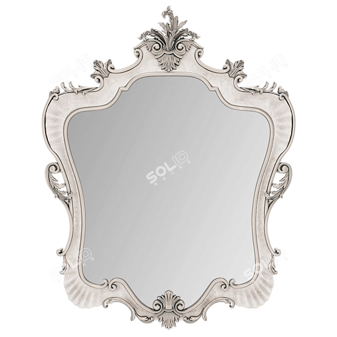 Handcrafted Mirror Missis Pia Romano 3D model image 2