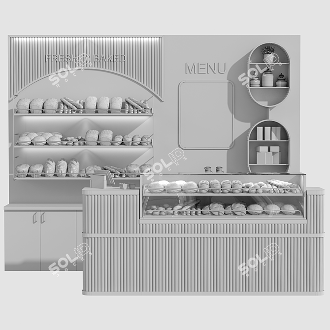 Bakery 3D Models Collection Supply 3D model image 2