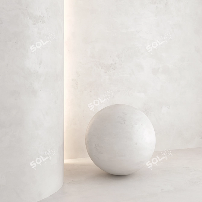 Luxury Decorative Plaster Materials 3D model image 2