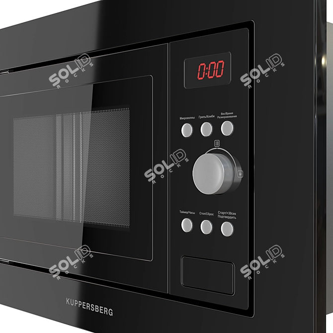 Kuppersberg HMW 615 B Microwave 3D model image 5