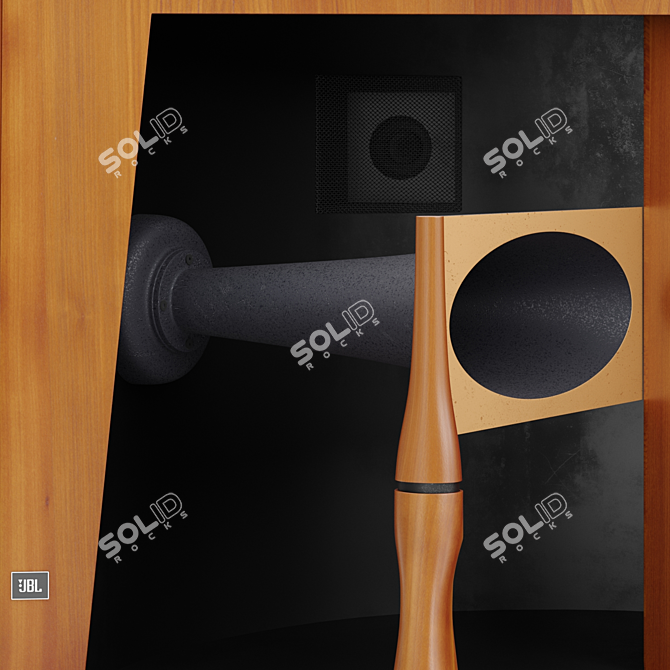 Vintage JBL Paragon Speaker 3D model image 3