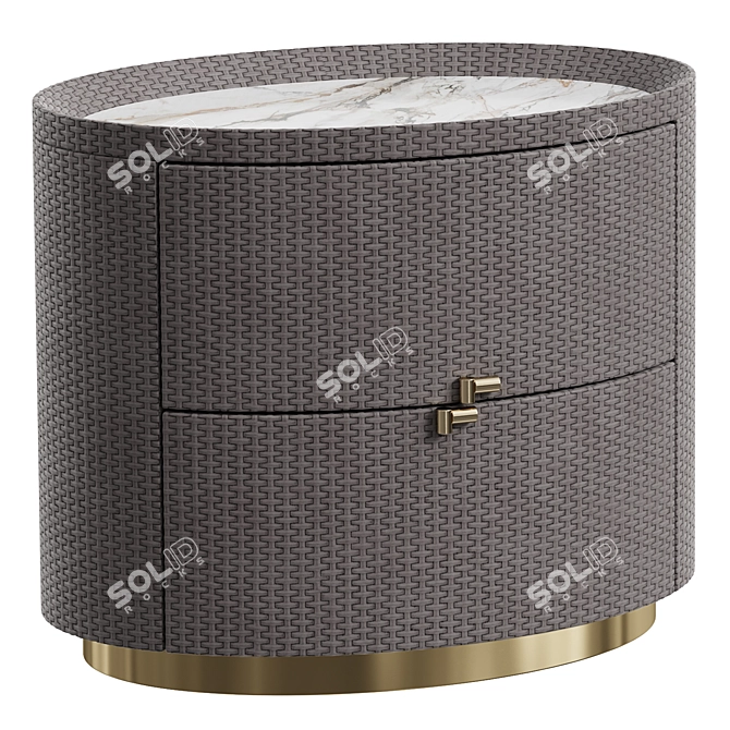  BOHEME Bedside Table Luxe 3D model image 5