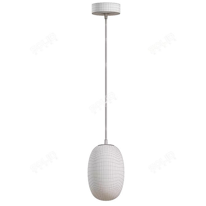 Modern Designer Floor Lamp "LOU 3D model image 2