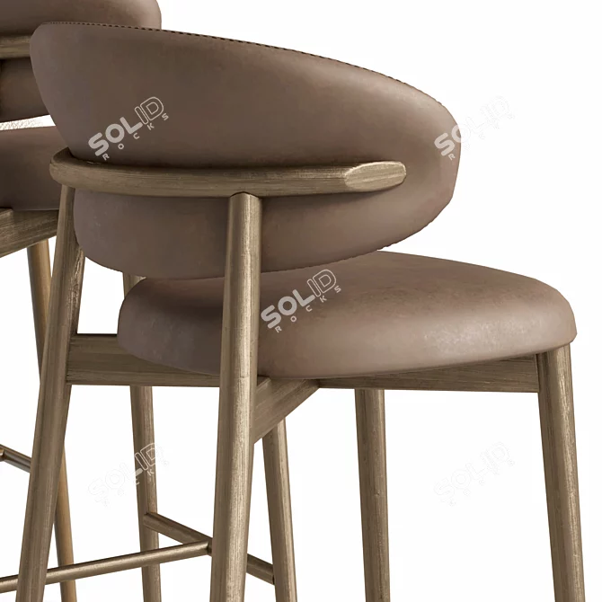 Calligaris Oleandro Stools Set 3D model image 17