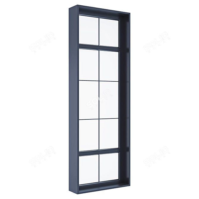 Modern Window with Blinds 3D model image 6