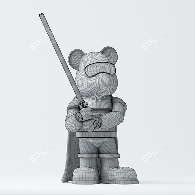 Imperial Bearbrick Star Wars 3D 3D model image 2