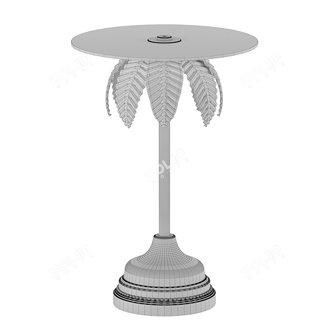 Golden Palm Coffee Table 3D model image 2