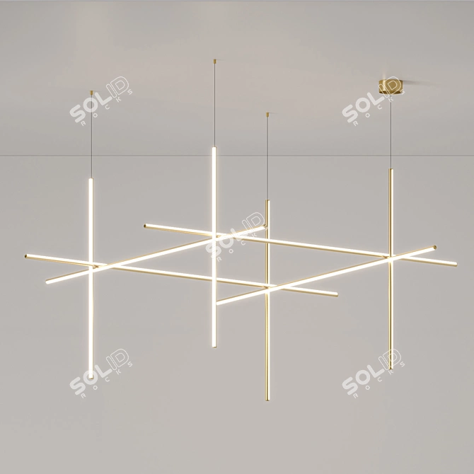 Flos Coordinates Suspension Lighting Collection 3D model image 8