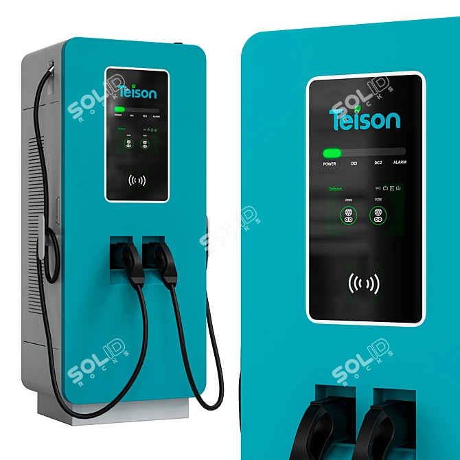 Teison 60KW EV Fast Charger 3D model image 2