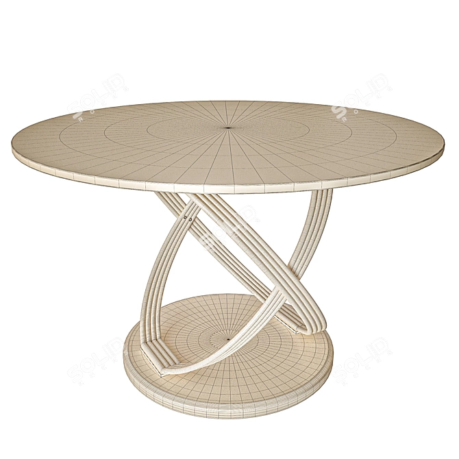 Modern Dining Table Halmar OPTICO 3D model image 4