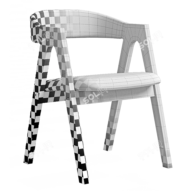  Deephouse Dublin Chair & HOMEY Table Set 3D model image 4