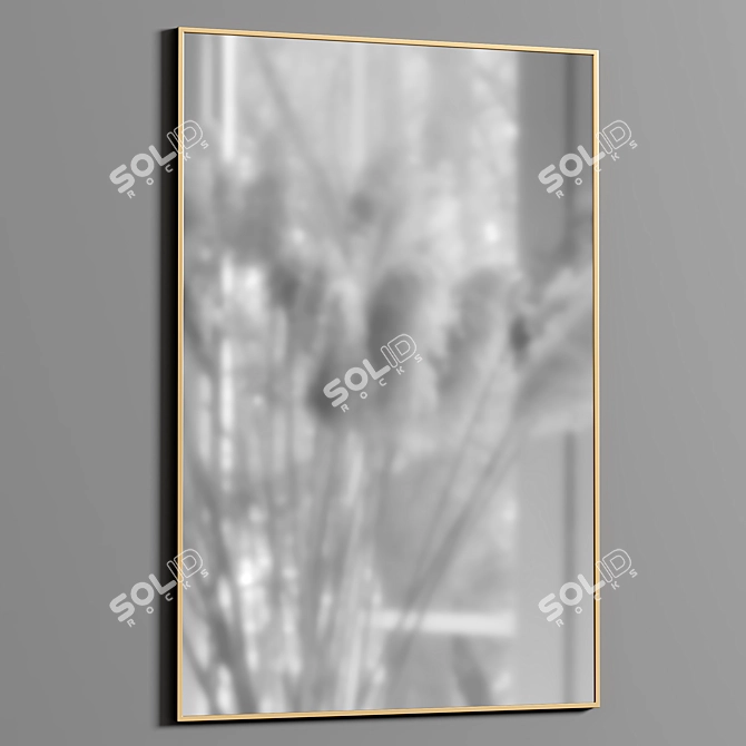 Elegant Modern Mirrors Collection 3D model image 3