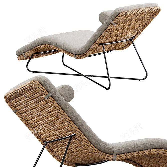 Grotta Outdoor Wicker Set 2016 3D model image 2