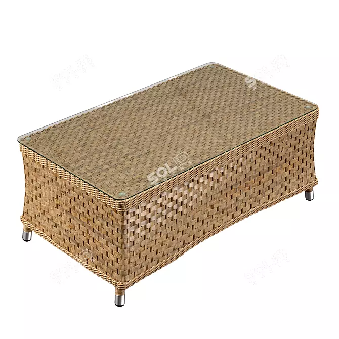 Elegant Coffee Table Halton 3D model image 2