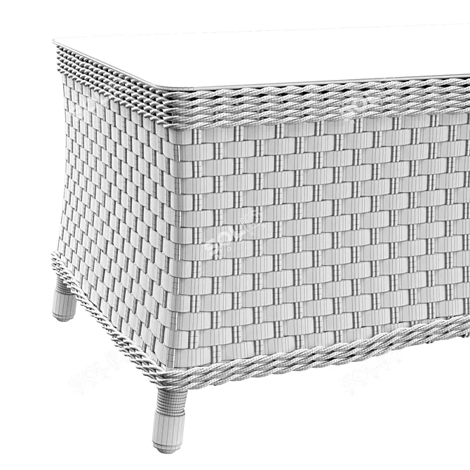 Elegant Coffee Table Halton 3D model image 4