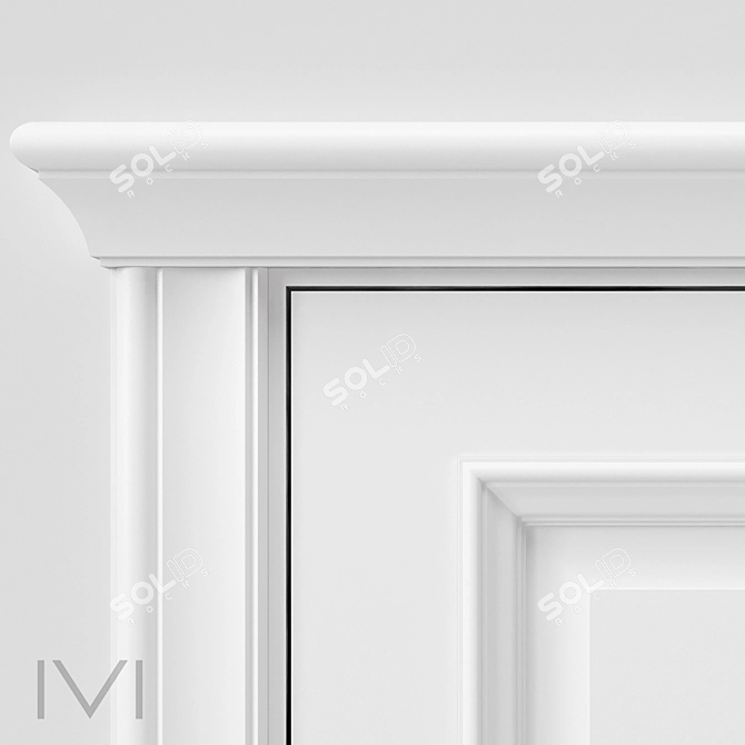 Petersburg Series Interior Doors 3D model image 2