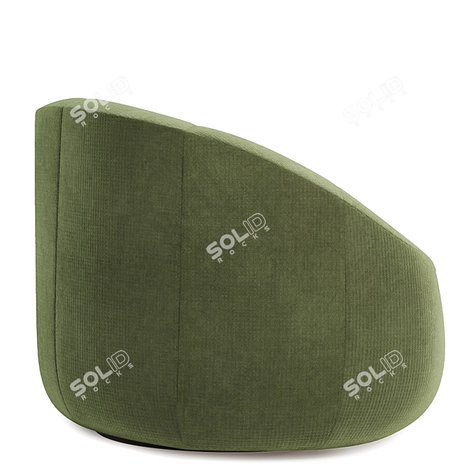 Pumpkin Beanbag Armchair in 5 Colors 3D model image 6