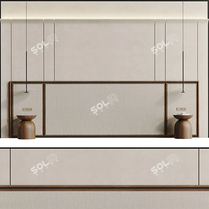 Decorative 3D Wall Panel 007 3D model image 2