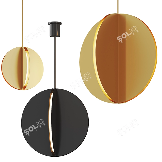 Modern LED Bau Pendant Light 3D model image 1