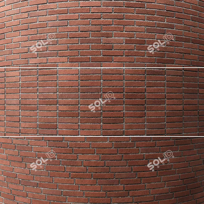 Seamless Brick Texture Pack 3D model image 4