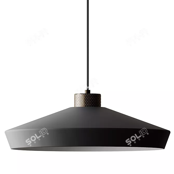 Modern Edge Pendant Lamp - Large 3D model image 2