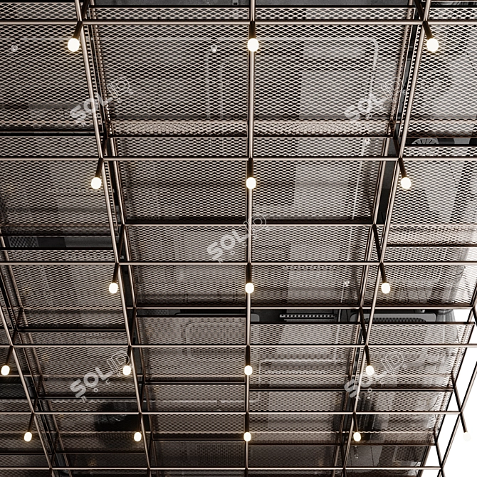  Ceiling 9 Panel Solution 3D model image 2