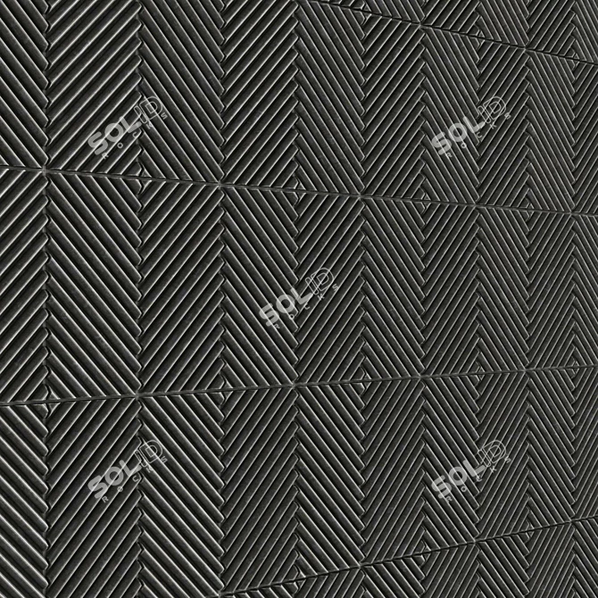 Poly Tiles 3D Texture Set 3D model image 1