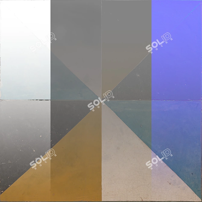  High-Resolution Seamless Tile Texture 3D model image 2