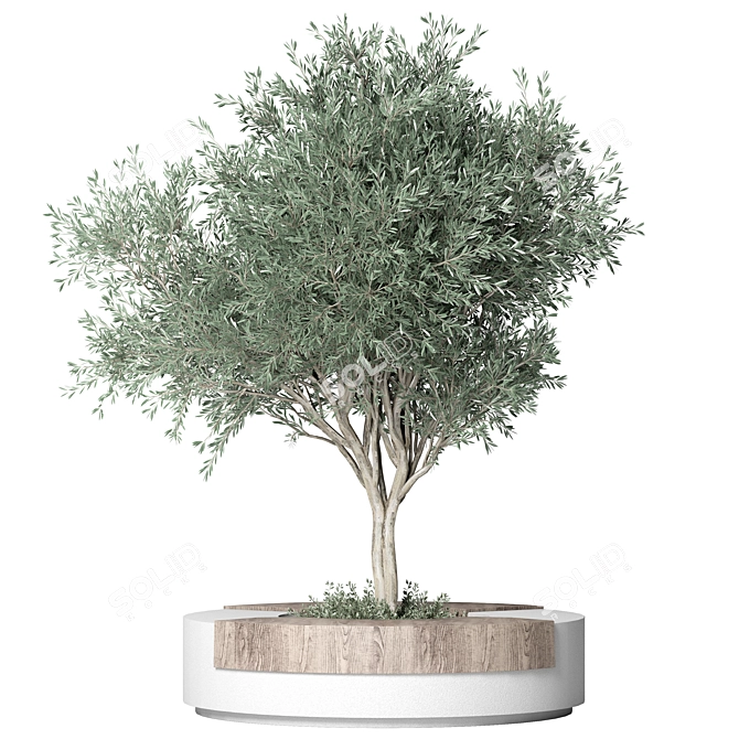 Modern Urban Furniture Set 3D model image 3