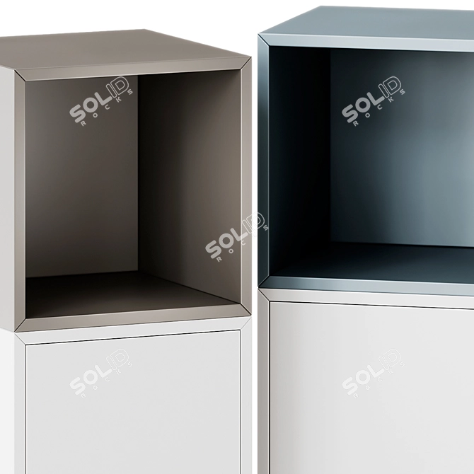 Ikea Eket Storage Combo Stand 3D model image 3